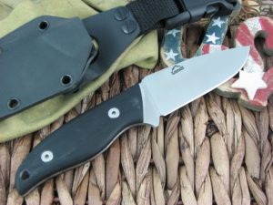 Landi Knives Kinzua Black G10 A2 Carbon