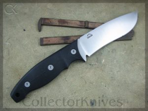 Landi Knives 2014 154CM Black Micarta Bull Maverick