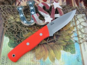 Landi Knives Scandi Bushcraft Jr Orange G10 O1