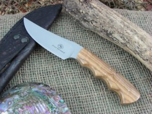 Arno Bernard Cutlery Sailfish Predator Wild Olive Wood handles N690 steel 2515