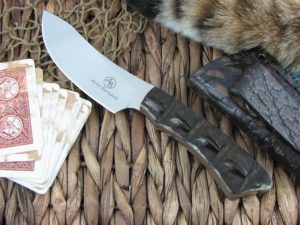 Arno Bernard Knives Springbok Grazer Crocodile Hide handles N690 steel 3512