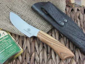 Arno Bernard Knives Springbok Grazer Wild Olive Wood handles N690 steel 3507
