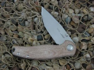 Viper Cutlery Vale with Natural Canvas Micarta handles V6006CN