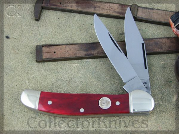 Boker Knives Tree Brand Blade Copperhead Red Bone Folding Pocket