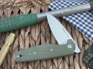Viper Cutlery Dan2 Wharncliffe Green G10 handles N690 steel Satin 5930GGR