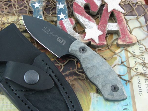 White River Knife Gingrich GTI 3 Black IonBond Black Micarta CPM S35VN ...