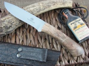 Arno Bernard Cutlery Buffalo Giant Maple Burl handles N690 steel 1208