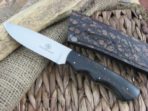 Arno Bernard Cutlery Cheetah Predator Ebony Wood handles N690 steel 2107