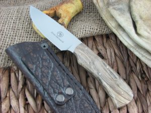 Arno Bernard Knives Nyala Grazer Spalted Maple handles N690 steel 3114