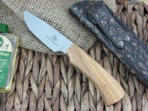 Arno Bernard Knives Nyala Grazer Wild Olive Wood handles N690 steel 3115