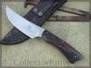 Arno Bernard Knives Springbok Grazer, Ebony Wood Handles, N690 steel