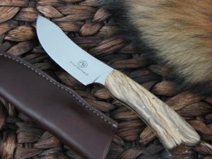 Arno Bernard Knives Springbok Grazer Spalted Maple handles N690 steel 3514