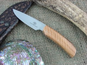 Arno Bernard Cutlery Wild Dog Scavenger Wild Olive Wood handles N690 steel 4415