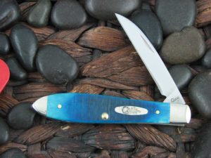 Case Knives Teardrop with Caribbean Sawcut Bone handles CA25599