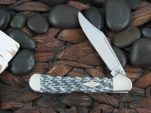 Case Knives Small Copperlock with Carbon Fiber Weave handles CA38926