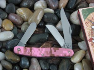 Case Knives LT Medium Stockman Pink Camo TruSharp CA18325