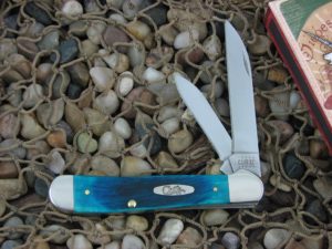 Case Knives Copperhead with Caribbean Sawcut Bone handles CA25588
