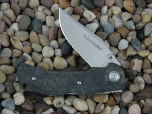 Viper Cutlery Turn with Yellow Matter Carbon Fiber handles V5988FCY