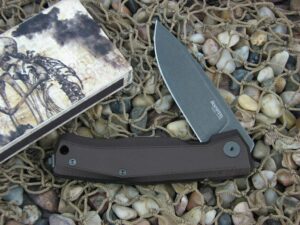 lionSteel Cutlery MYTO with Earth Brown Aluminum handles MT01AEB